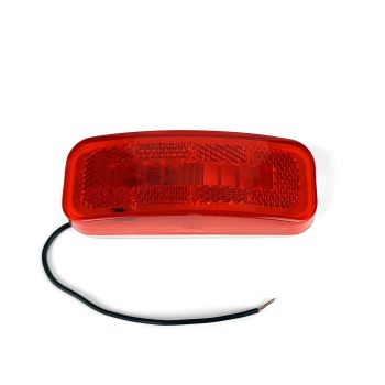 Lumière de gabarit inc. 4" x 1 1/2" rouge (sans support)