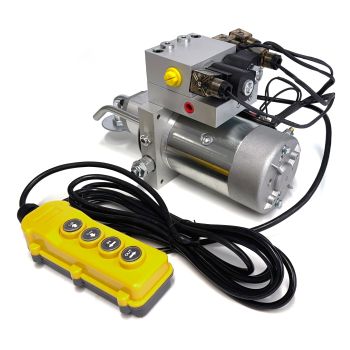 Pompe hydraulique sans réservoir 12V double-simple-action