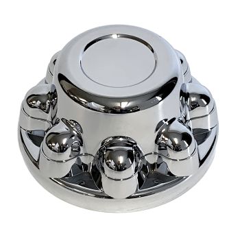 Centre de roue 8 trous à clip pour goujon 1/2" chrome