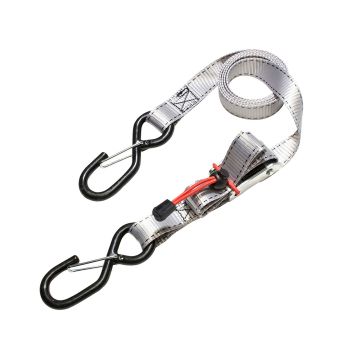 Courroie à cam de 1" x 6' crochet en S et clip de rétention 400 lbs (2) MASTER LOCK