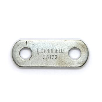 Lien mobile de 2 1/4" x 1/4" court en zinc