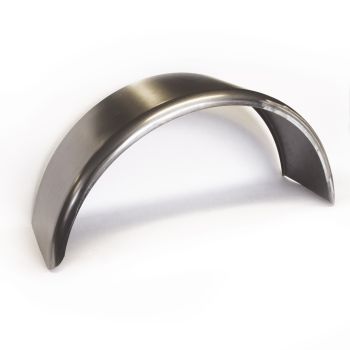 Aile simple 9" x 29 1/2" en acier 16 GA galvanisable (jante 14")