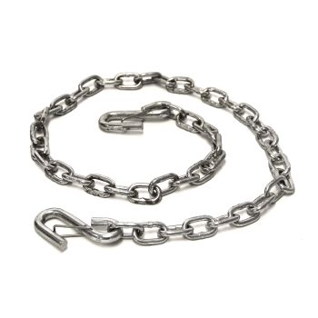 Chaîne de sécurité de 3/16" x 48" 2 crochets à loquet 3,2K RAM