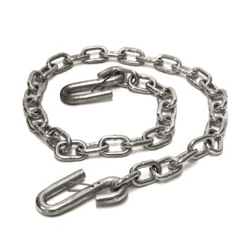 Chaîne de sécurité de 5/16" x 54" 2 crochets à loquet 7,6K RAM