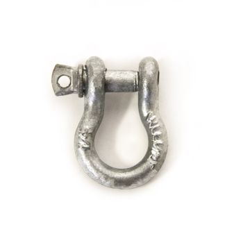 Manille à goupille galvanisée de 1/4" 1102 lbs