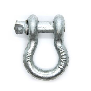 Manille à goupille galvanisée de 7/16" 3306 lbs