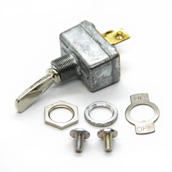 Interrupteur 2 positions 50A à 2 vis en chrome TECHSPAN