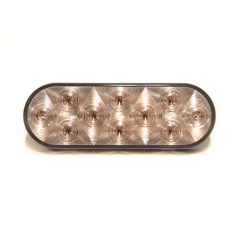 Lumière de position LED de 2 1/4" x 6 1/2" claire 10 diodes ambres