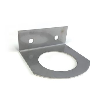 Support de lumière ronde de 2 1/2" en acier inoxydable