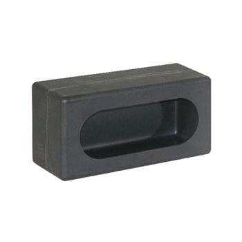 Boîtier en plastique de 8 3/8" x 3" x 3 3/4" pour lumière ovale de 6 1/2" x 2 1/4"