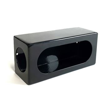 Boîtier en acier de 8 3/8" x 3 3/4" x 3" pour lumière ovale de 6 1/2" x 2 1/4"