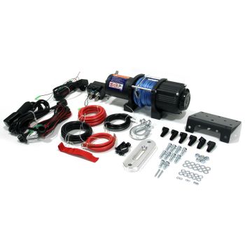 Treuil électrique 4,5K pour VTT télécommande avec fil (câble en nylon 50')