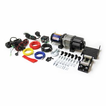 Treuil électrique 4,5K pour VTT télécommande avec fil (câble en acier 50')