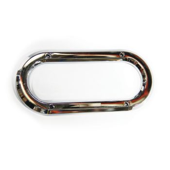 Contour de 6 1/2" oval chrome