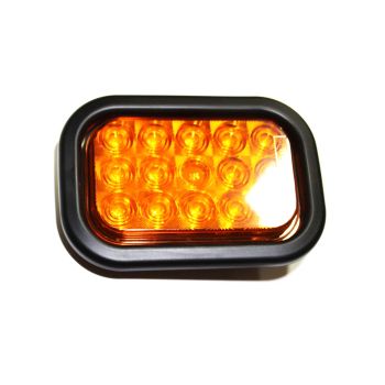 Lumière de position LED de 5" x 3" ambre 15 diodes