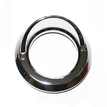 Contour de 2" chrome avec visière