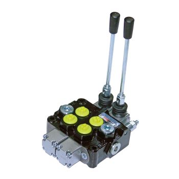 Contrôle directionnel monobloc à 2 sections 12 GPM