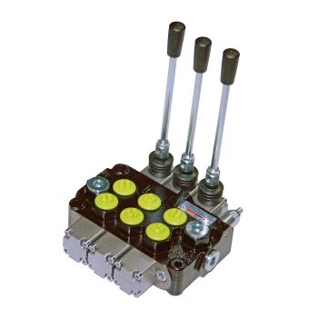 Contrôle directionnel monobloc à 3 sections 12 GPM