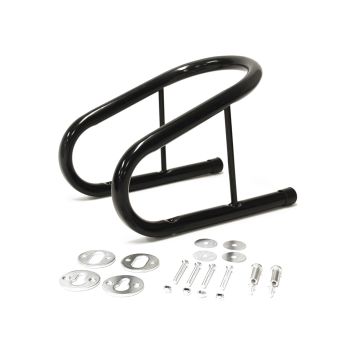 Support à moto acier noir