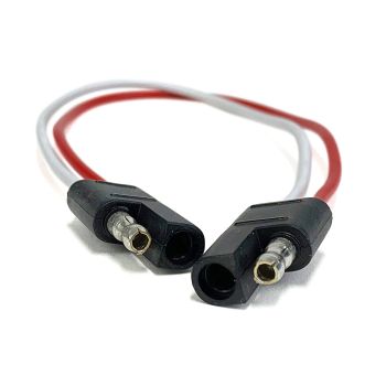 Connecteur plat 2 brins 18 GA et fil 1' SMARTOW
