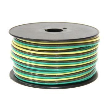 Fil à 3 brins 18 GA jaune/brun/vert 100' SMARTOW